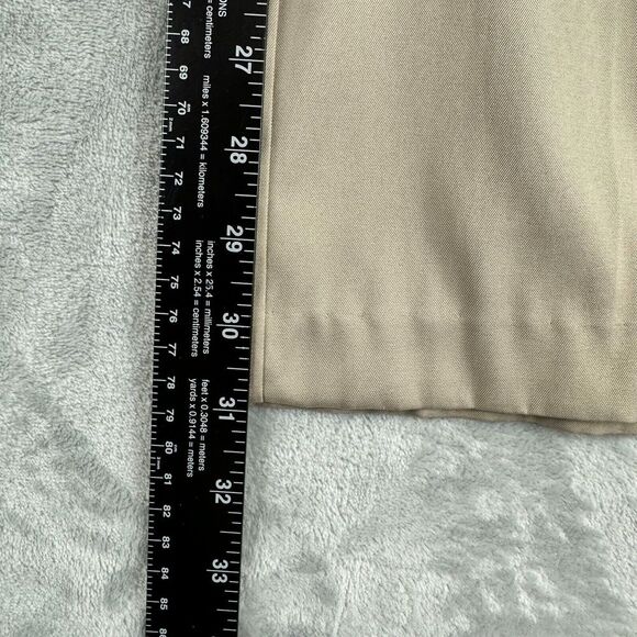 Nike Golf Pants Mens 34x31 Khaki Dri-FIT Training Stretch Wide Leg Lightweight - Picture 10 of 15